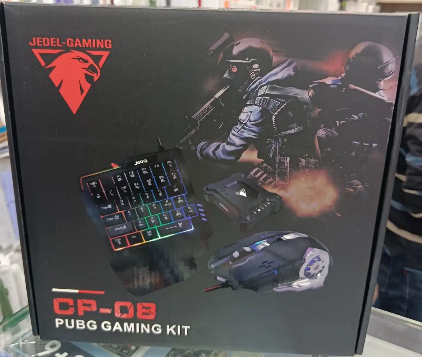 Pack Gaming Jedel 4-en-1 : Clavier Gamer, Souris, Casque Et Tapis De Souris